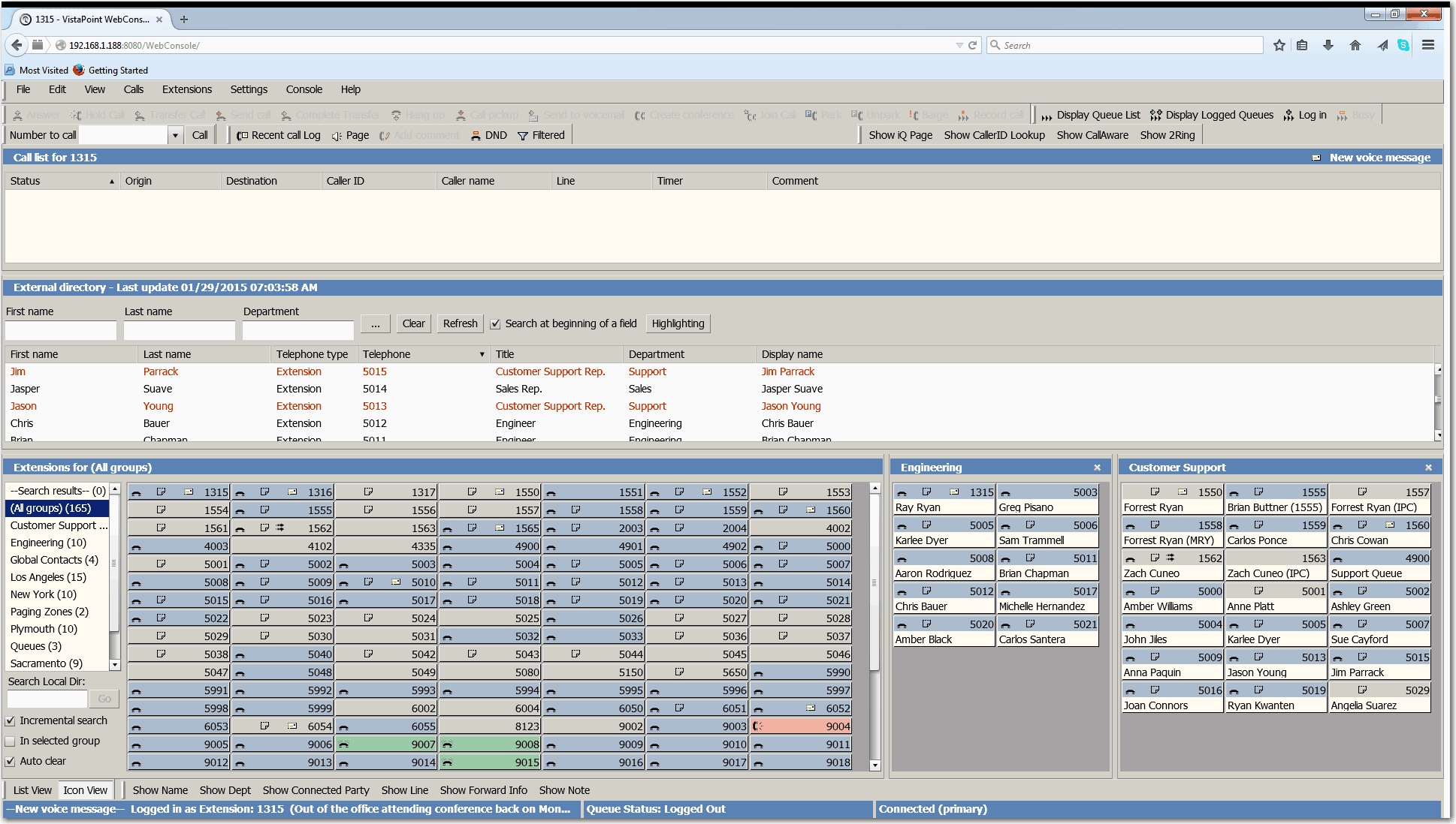 VistaPoint WebConsole